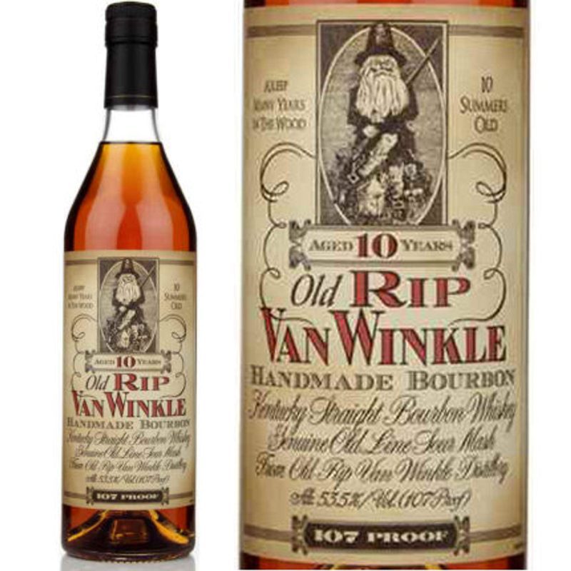 old rip van winkle 10 year old bourbon whiskey 60863